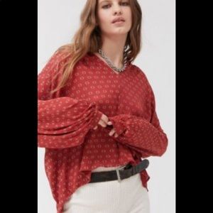 Urban Outfitters red/rouge blouse
